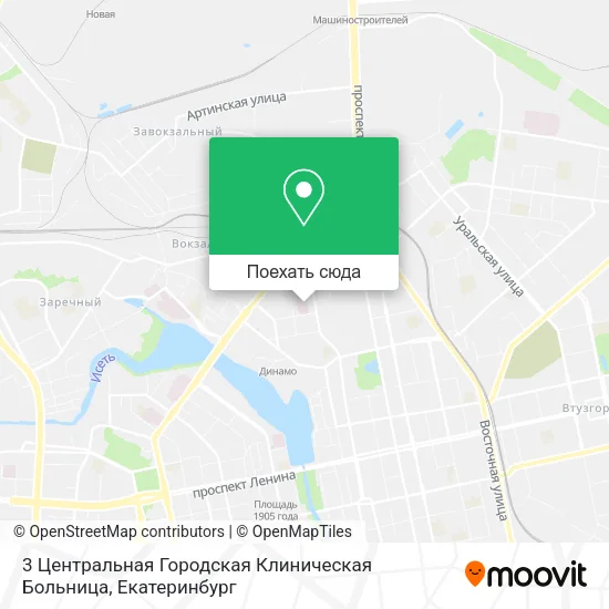 Карта 3 Центральная Городская Клиническая Больница