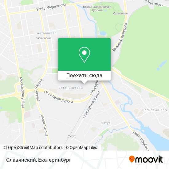 Карта Славянский