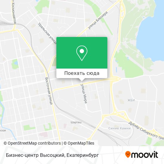 Карта Бизнес-центр Высоцкий