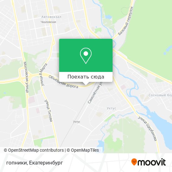 Карта гопники