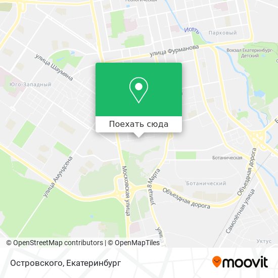 Карта Островского