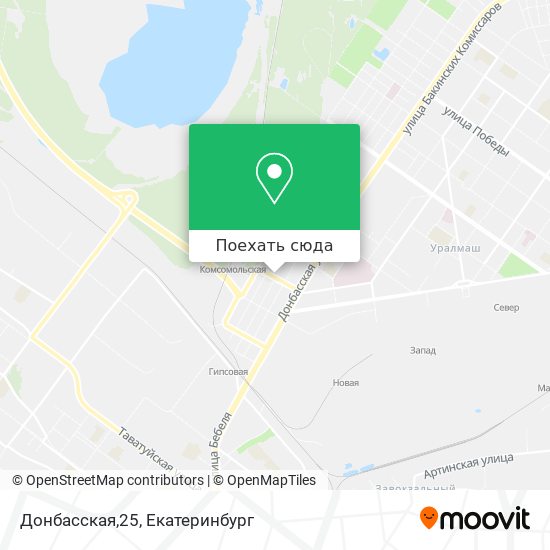 Карта Донбасская,25