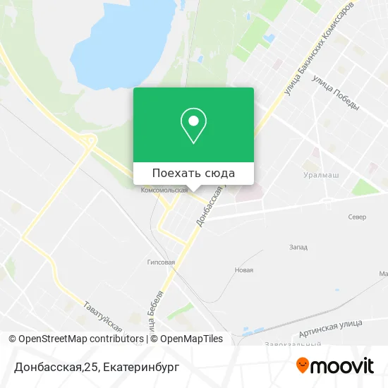 Карта Донбасская,25
