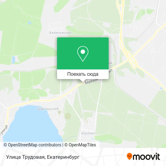 Карта Улица Трудовая