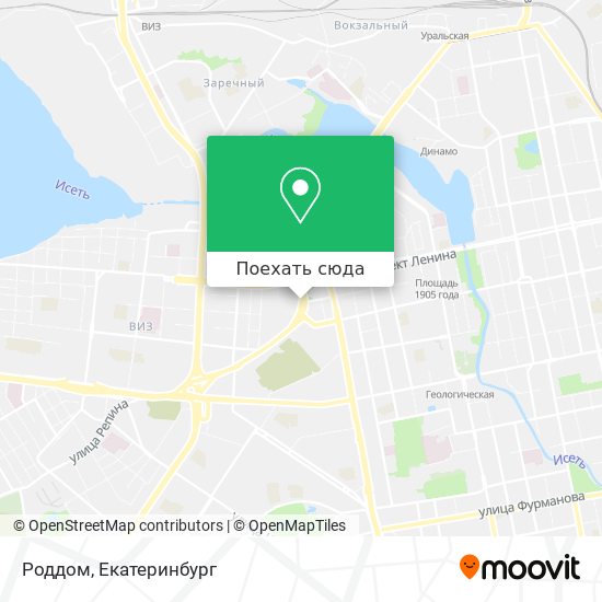 Карта Роддом