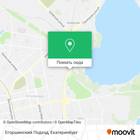 Карта Егоршинский Подход