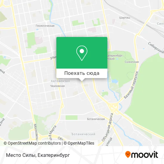 Карта Место Силы