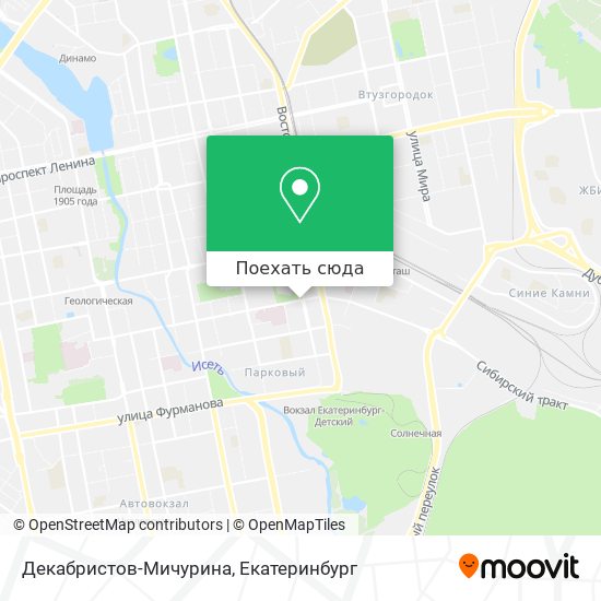 Карта Декабристов-Мичурина