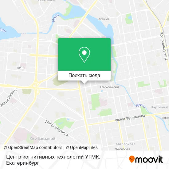 Карта Центр когнитивных технологий УГМК