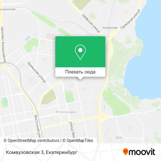 Карта Комвузовская 3