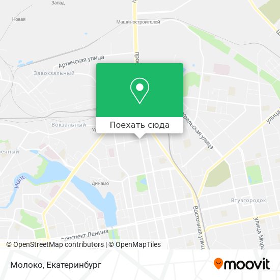 Карта Молоко