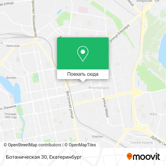 Карта Ботаническая 30