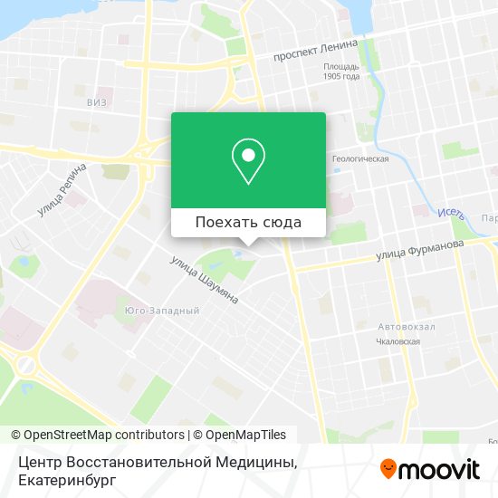 Карта Центр Восстановительной Медицины
