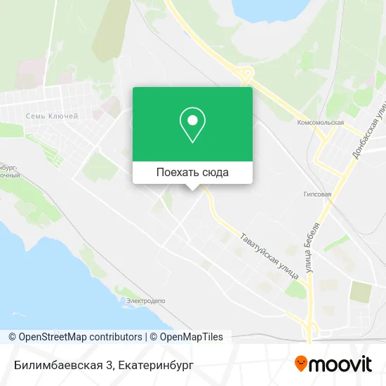 Карта Билимбаевская 3