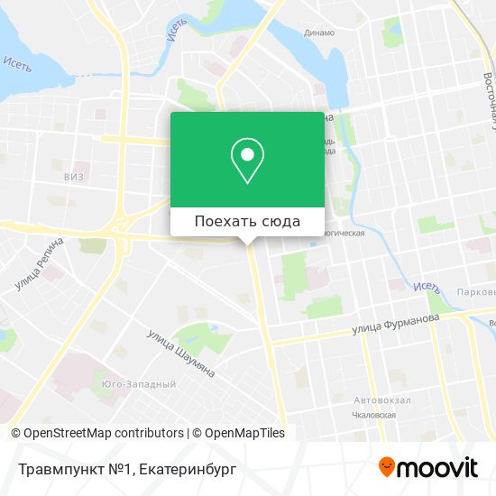 Карта Травмпункт №1