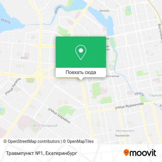 Карта Травмпункт №1