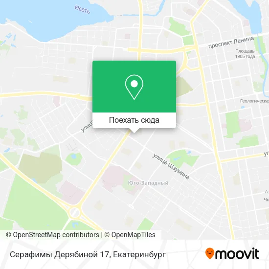 Карта Серафимы Дерябиной 17