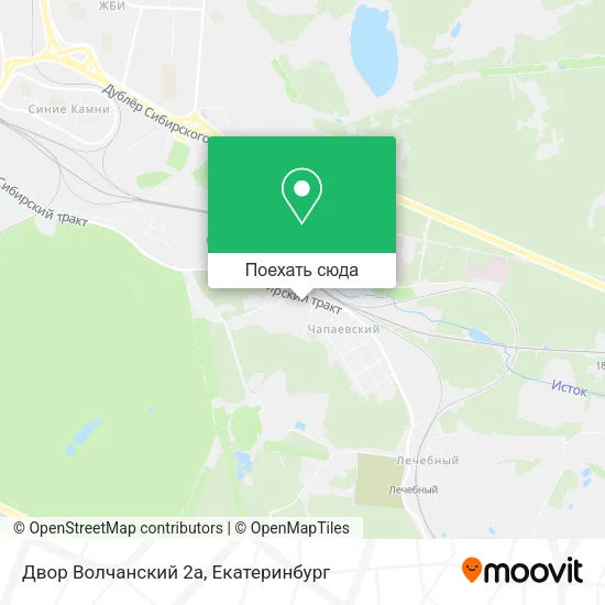 Карта Двор Волчанский 2а