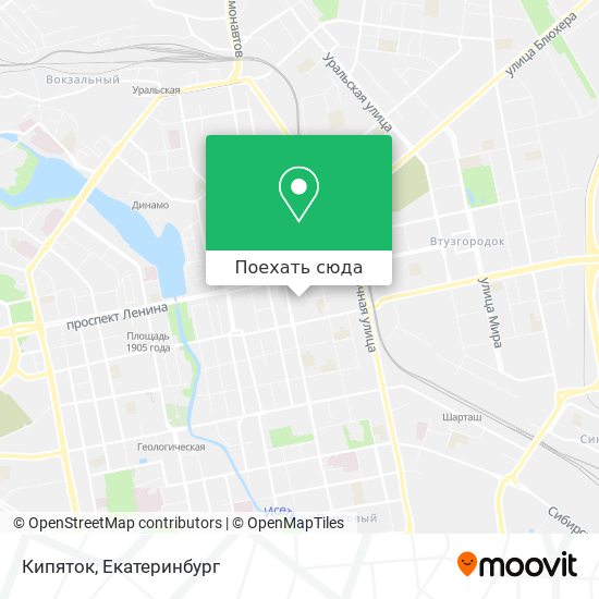 Карта Кипяток