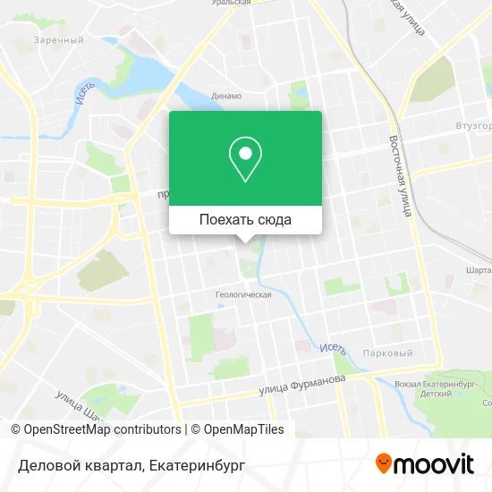 Карта Деловой квартал