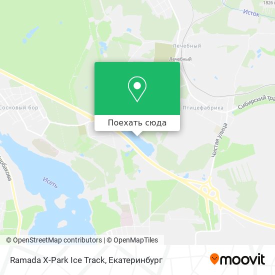 Карта Ramada X-Park Ice Track