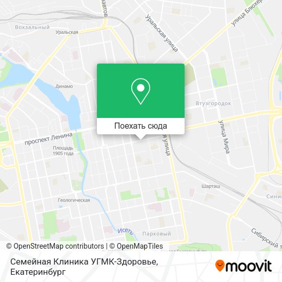 Карта Семейная Клиника УГМК-Здоровье