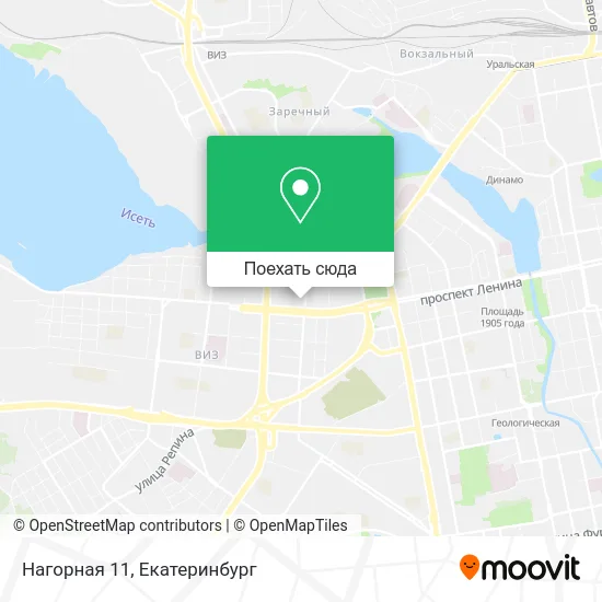 Карта Нагорная 11