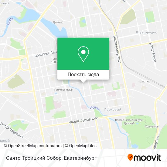 Карта Свято Троицкий Собор
