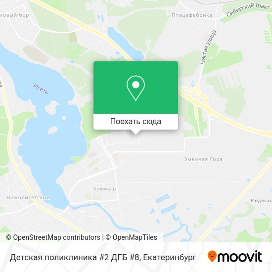 Карта Детская поликлиника #2 ДГБ #8