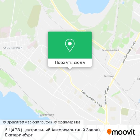 Карта 5 ЦАРЗ (Центральный Авторемонтный Завод)