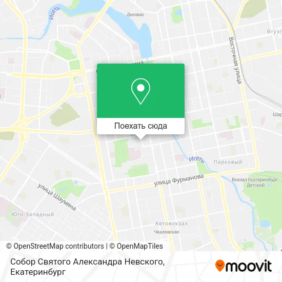 Карта Собор Святого Александра Невского