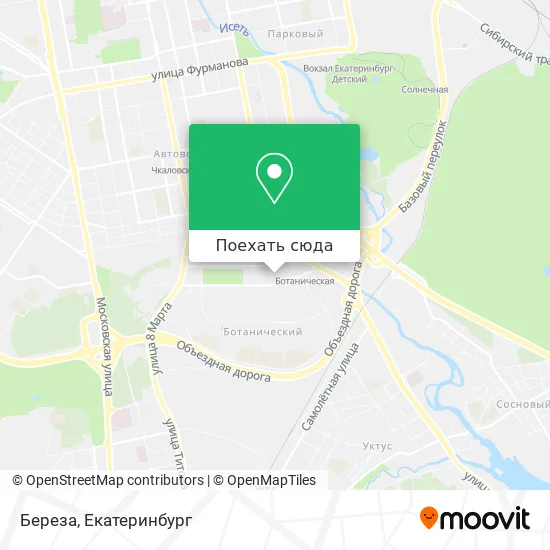 Карта Береза