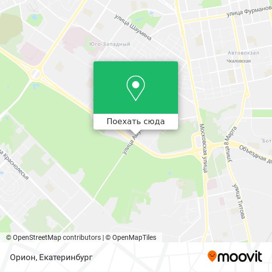 Карта Орион