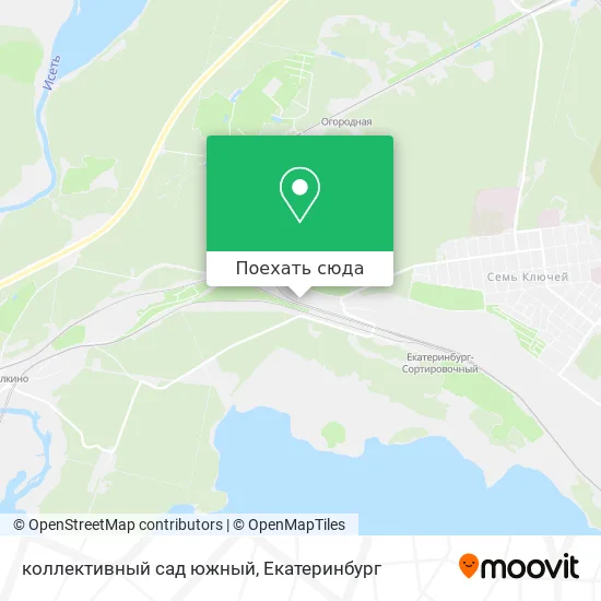 Карта коллективный сад южный