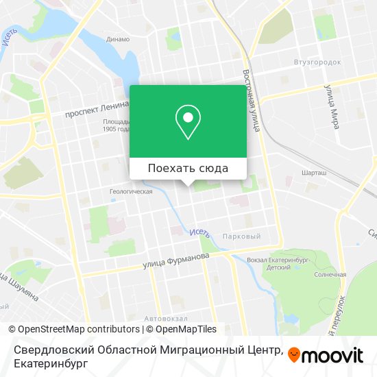 Карта Свердловский Областной Миграционный Центр