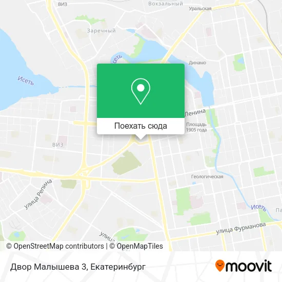 Карта Двор Малышева 3