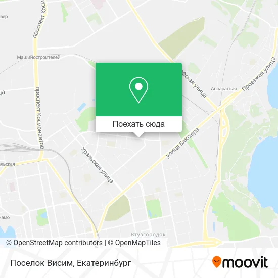 Карта Поселок Висим