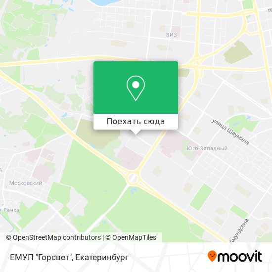 Карта ЕМУП "Горсвет"