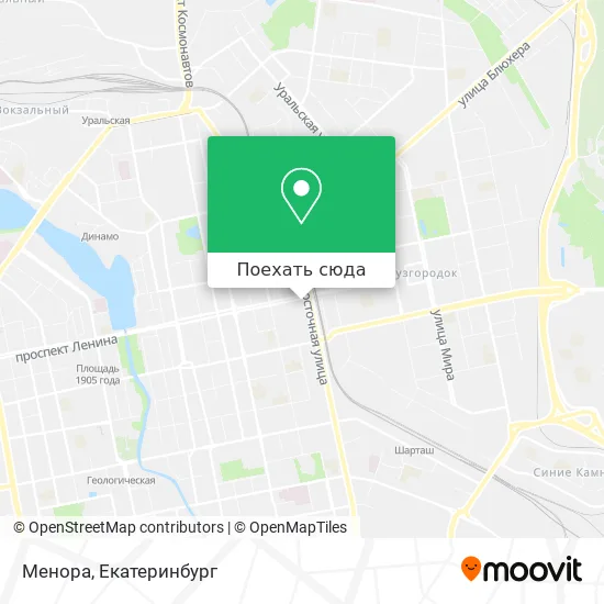 Карта Менора