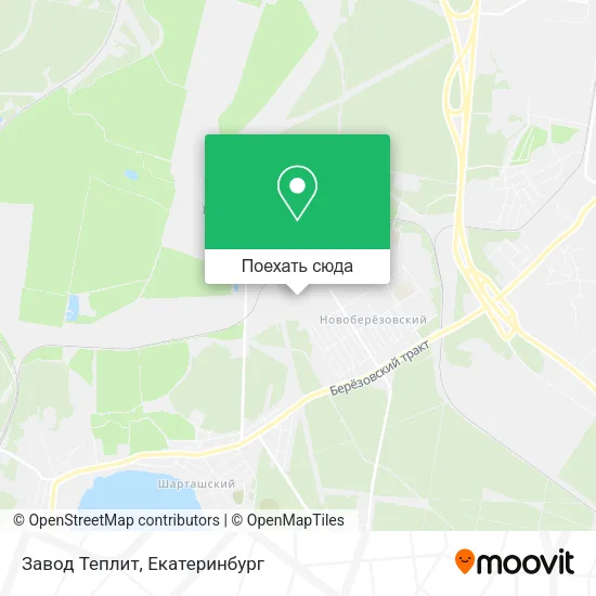 Карта Завод Теплит