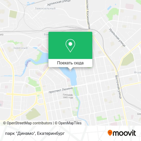 Карта парк "Динамо"