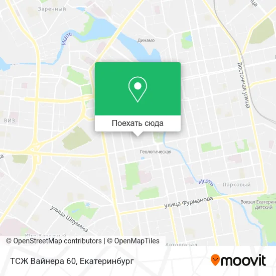 Карта ТСЖ Вайнера 60