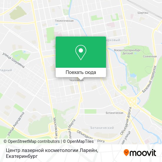 Карта Центр лазерной косметологии Ларейн