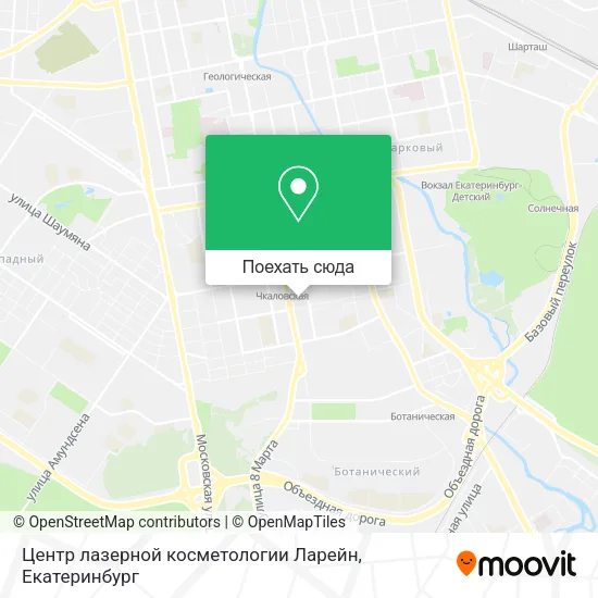 Карта Центр лазерной косметологии Ларейн