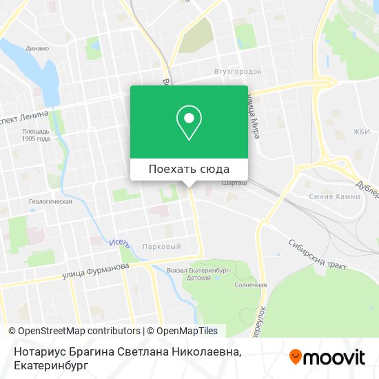 Карта Нотариус Брагина Светлана Николаевна