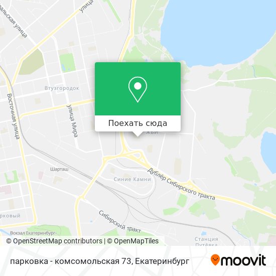 Карта парковка - комсомольская 73