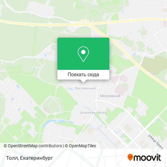Карта Толл