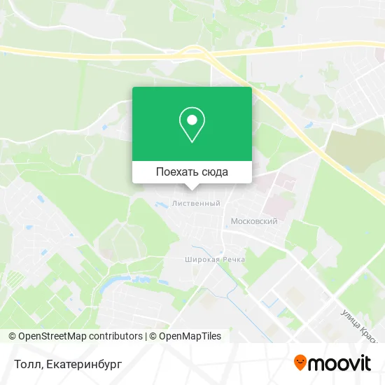 Карта Толл
