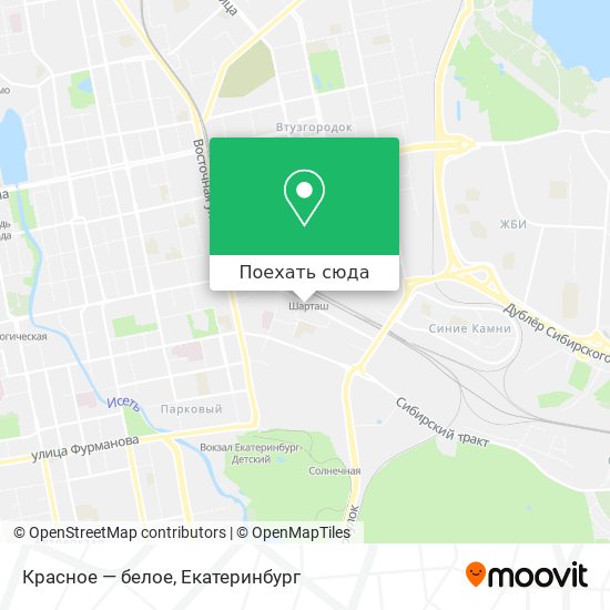 Карта Красное — белое