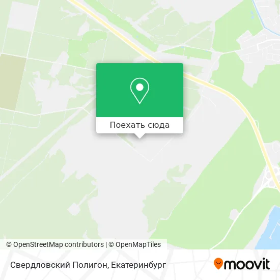 Карта Свердловский Полигон